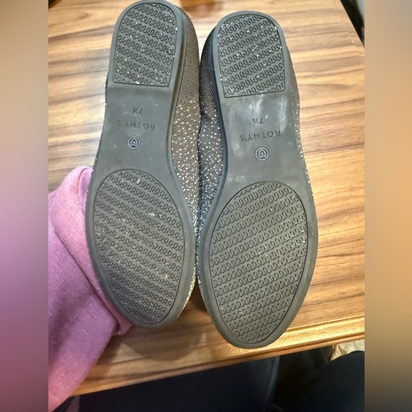 Rothy’s The Loafer Retired Chocolate & Sparkle 7.5 - Picture 2 of 4